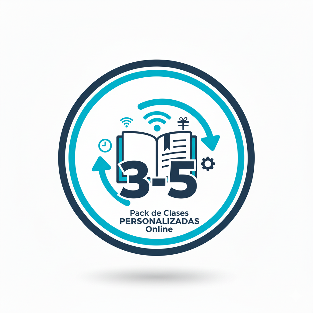 Pack de Clases Personalizadas Online 3 horas